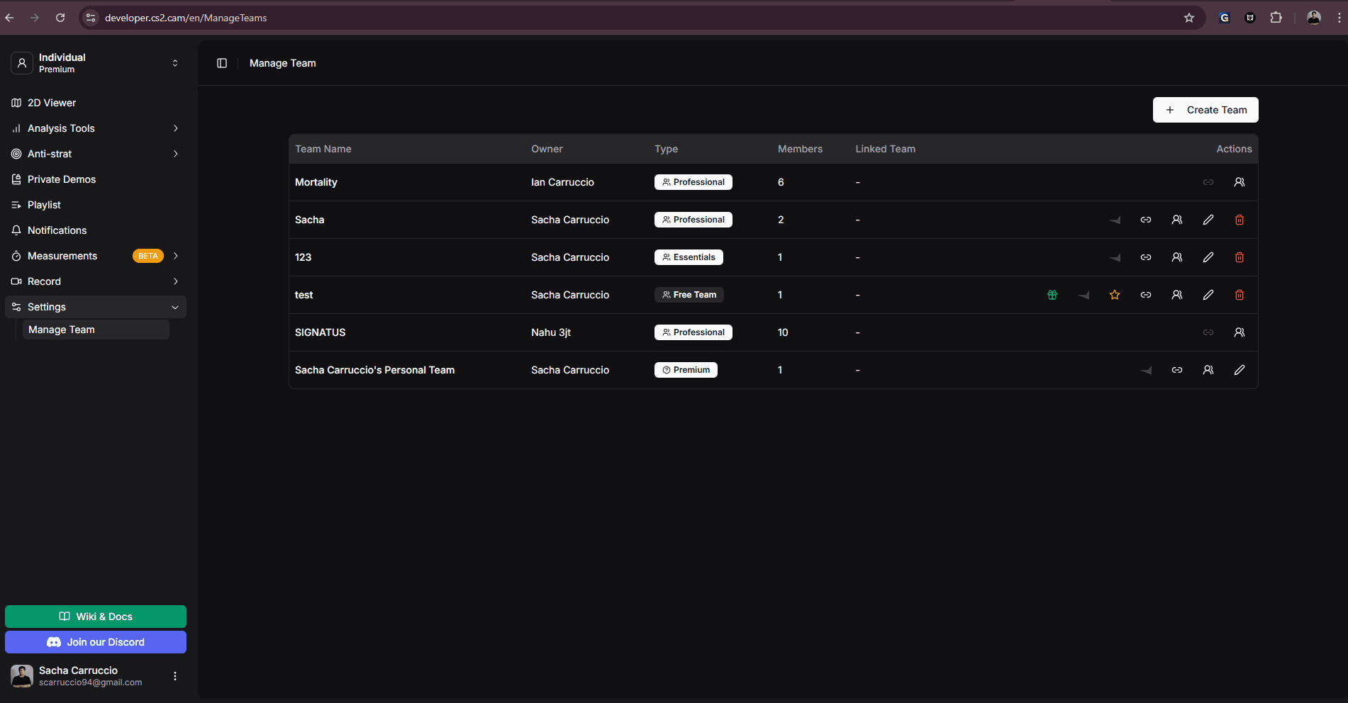 Linking FACEIT account with individual license