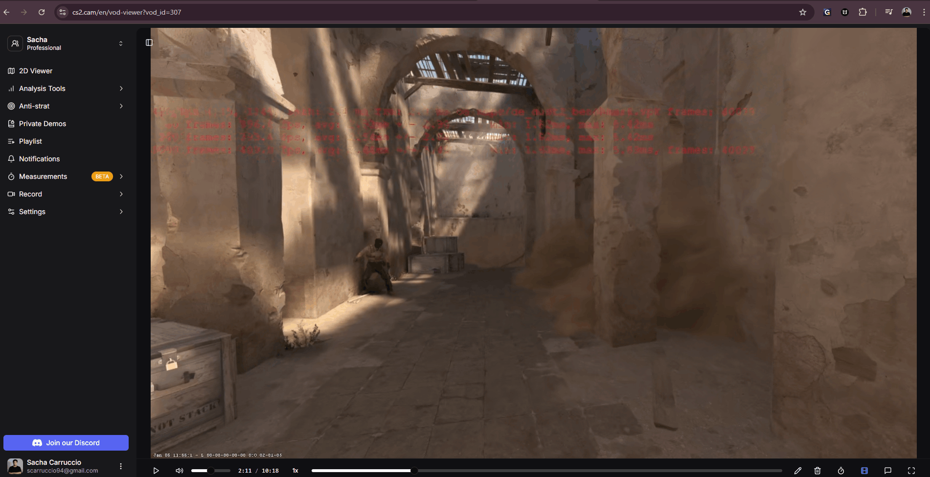 Drawing tools and annotations in the VOD viewer